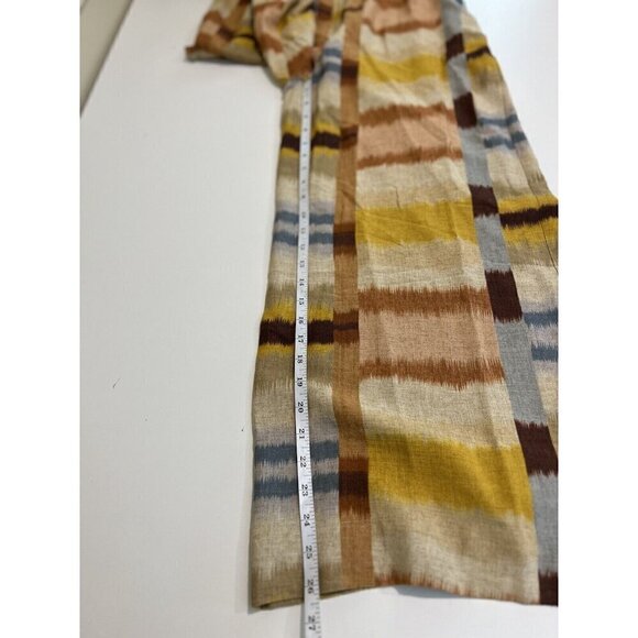 Anthropologie Ranna Gill Tie back Jumpsuit Medium Multicolor Boho Festival New - Picture 8 of 9